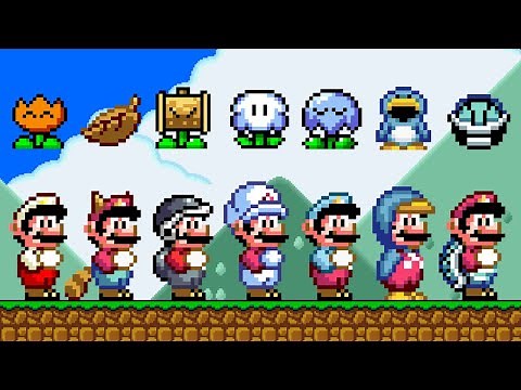 All Power Ups in Super Mario Construct! (Version 3.0)