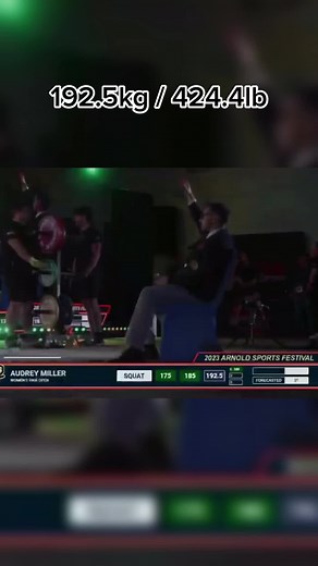 Powerlifting at Arnold Classic with Audrey Miller