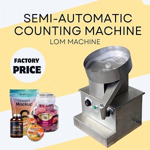 [Hot Item] Factory Price Capsule Tablet Small Parts Screw Disc Vibration Semi-Automatic Small Pill Counting Machine Lom