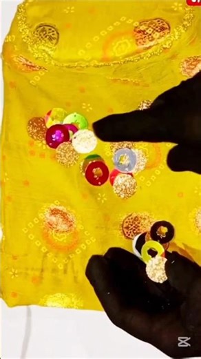 I Made DIY Potli Bags For Wedding (And They're Gorgeous!)#viral#treandingvideo#shorts#yellowbag