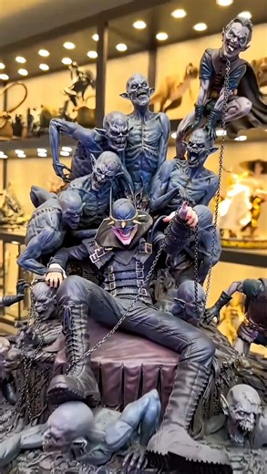 The Batman Who Laughs (Dark Night: Metal) 1/4 Scale Statue by Queen Studios. ----------------------------------- #BatmanWhoLaughs #Batman￼ #QueenStudios #DC #BruceWayne #DcComics #DarkNightMetal #Joker #nerd #nerdgirl #geek #geekgirl #artoftheday #picoftheday | Nerdy Sphere