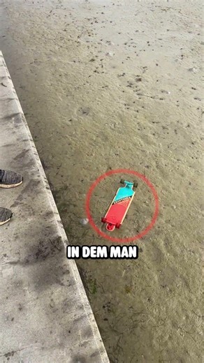 Why she dropped the board 😨