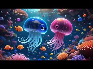 Let’s Be Jellyfish Today! Swim Swim! | Fun Jellyfish Song for Kids | Underwater Adventure Rhyme