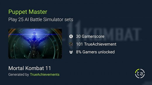 Puppet Master achievement in Mortal Kombat 11
