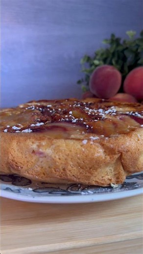 Peach Upside-Down Cake🍑
