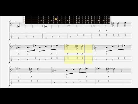 Beatles The She Said She Said BASS GUITAR TABLATURE