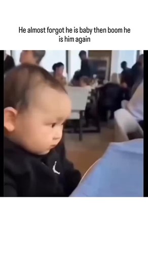 zonvexa on Instagram: "The post shares a 12-second video of a baby in a restaurant high chair, staring intently like an adult before suddenly grimacing in classic infant fashion, captioned to capture the abrupt "baby mode" return. Released January 30, 2026, by meme-focused account @cabugufii , it amassed 3,300+ likes and 43,000 views in under 48 hours, tapping into universal humor about children's unpredictable expressions. Thread replies amplify the fun with quips on the baby's "instant switch"