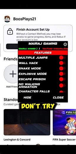 ROBLOX MOD MENU 2026 | UNLIMITED ROBUX #roblox #robloxshorts #unlimitedrobux #robloxedit