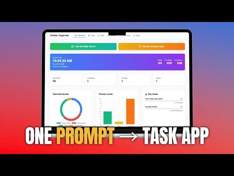 Build a Task App with ONE PROMPT (AI Step-by-Step + Free Prompt)