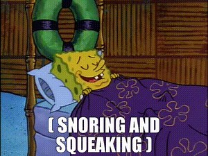 ( snoring and squeaking )