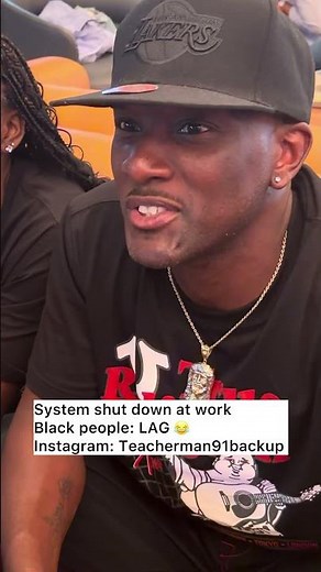 System shut down at work \nBlack people: LAG 😂