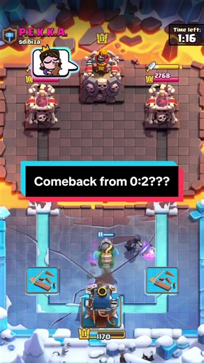 Epic Comeback in Grand Challenge on Clash Royale