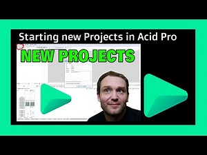 Acid Pro - How to start NEW PROJECTS in 5.1 surround. Quick tip video [best settings]