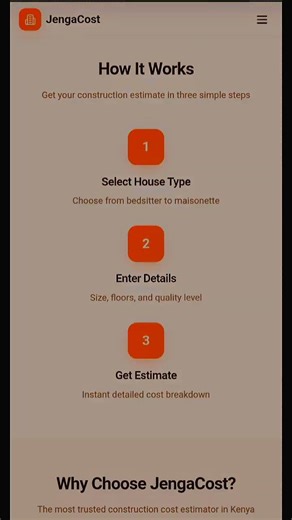 Building cost estimator