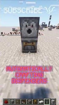 How to AUTOMATICALLY CRAFT DISPENSERS with the CRAFTER! | Redstone with PsiVolt #minecraft #redstone