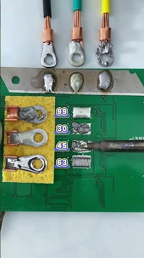 The soldering effects of different solder wires which solder wire do you use #soldering #welding #