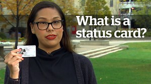 What is a status card?