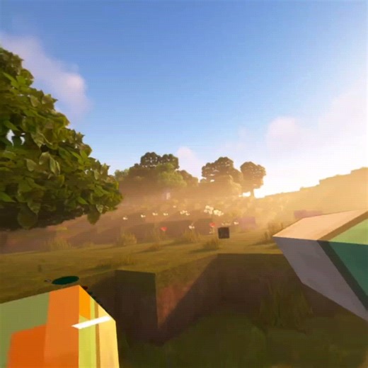 体验一下vr版的MC，256