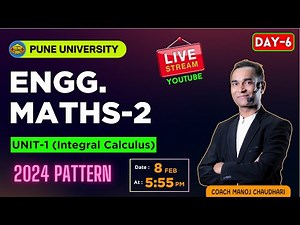 Engineering Maths-2 Live Pune University Lecture! (Unit-1 | Lecture-6) #engineeringmathematics2