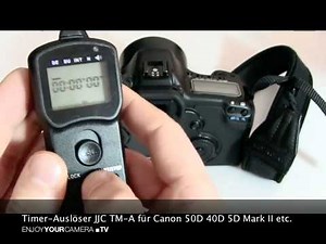 Timer-Auslöser JJC TM-A für Canon 50D 40D 5D Mark II