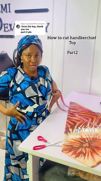Handkerchief Top Sewing Tutorial: Keyhole Crop Top Part 2