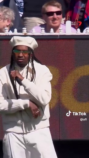 @dabakerboy live at the ‘G 🤩 @Telstra #afl #aflgf #footy