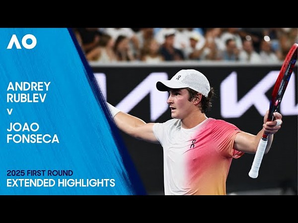Andrey Rublev V Joao Fonseca Extended Highlights | Australian Open 2025 First Round [ef41ef]