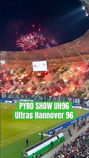 "Insane Pyro Show by Hannover 96 Ultras | Massive Fireworks Light Up the Stadium"