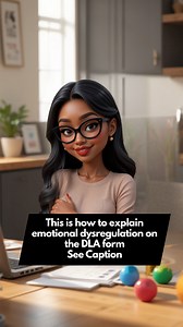 Here’s how to explain it clearly: 1. Describe what emotional dysregulation looks like. Write what actually happens, not just the term. Example: “He becomes overwhelmed suddenly, screams, hits himself, or throws objects when he cannot cope.” . 2. Show how often it happens. Frequency matters for DLA. Example: “This happens several times every day, especially during transitions, after school, or when routines change.” . 3. Explain the level of supervision needed. Emotional dysregulation almost alwa