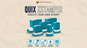 Mabuhay! Sa mga naghahanap ng customized pre-ink stamp, narito ang Xstamper Quix at mayroong iba't ibang sukat na pasok sa inyong kailangan. Maaari rin itong ma-avail at magpa-customize base sa inyong nais na disenyo sa aming mga sangay. • Clear Impressions • Long Lasting • Refillable Ink • Water Resistant • 16 sizes • Up to 5,000 crisp stamp before re-inked Call/Text/Chat to Pre-Order: neon.ly/PBSContactStore #PandayanBookshop #PBS #selfinkingstamp #stamp #XstamperQuix | Pandayan Bookshop