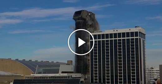 Watch: Trump’s Atlantic City Hotel and Casino Demolition