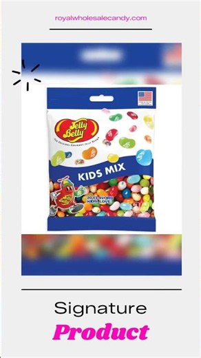 Jelly Belly Kids Mix Large Peg Bag 7oz 12ct