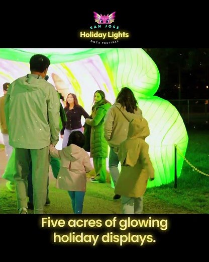 San Jose Holiday Lights 2025 | A Perfect Holiday Night for Families, Couples & Friends #bayarea
