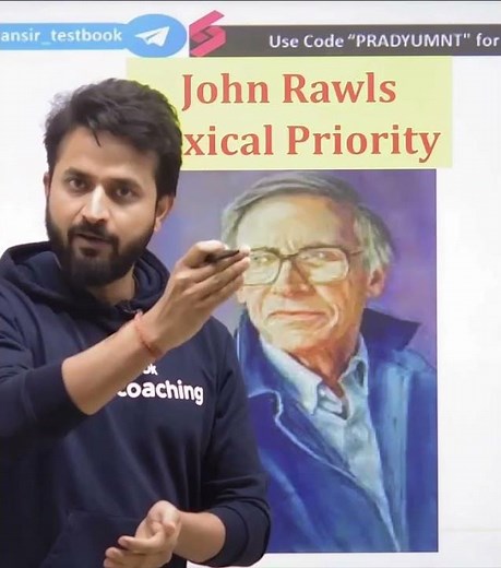 Lexical Priority /Order John Rawls #ConceptIn1min #politicalscience | Pradyumn Sir