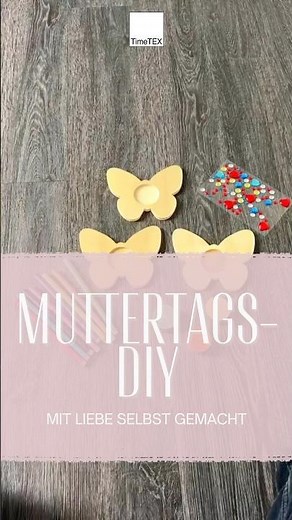 💝 DIY Geschenkidee: Individuelle Schmetterling-Teelichthalter #timetex #diy #kreativ #geschenkideen