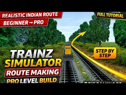Trainz Simulator Route Making | Realistic Indian Route | Beginner to Pro---🔁 #ravigaming80k