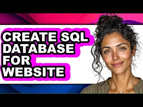 How to Create Sql Database for Website (easy Method)