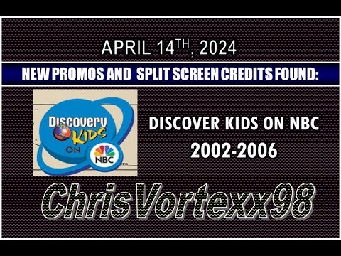 New Promos and Split Screen Credits Foundings: 4-14-2024: Discovery Kids On NBC 2002-2006