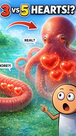Animals With More Than 3 Hearts?! 😳 (You’ll Be Surprised)