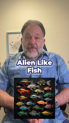 👽 ALIEN-Like Fish?!👽 Fish come in all kinds of shapes and sizes. Here's 2 in the fresh-water world that look like ALIENS. First up, meet the African knifefish. This creature is as skinny as a piece of paper, leaving you puzzled about where it keeps its organs. Next, we have the leaf fish. True to its name, it resembles a decaying leaf floating in the water. But don't be fooled, it's a fish, with camouflage skills that are nothing short of incredible. Even after keeping fish since the age of si