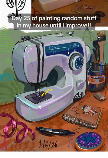 Improving My Art Skills: Day 25 Painting Challenge