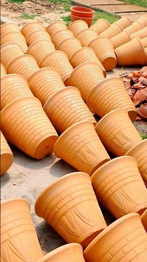 Make Your Own CLAY POTTERY Flower Pots at Home! #claypottery #clayflowerpot #glazepotteryart #potter