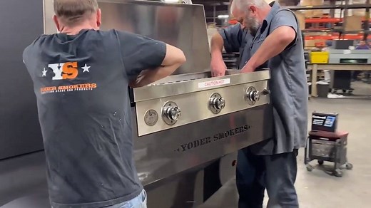 BUILDING A CUSTOM YODER SMOKERS TRAILER. Watch this tank of a Custom Frontiersman come together at the YS plant in the Heart of America. #yodersmokers #madeinusa | Yoder Smokers