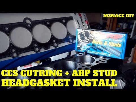 M52/M50 CES Cutring Headgasket Install DIY