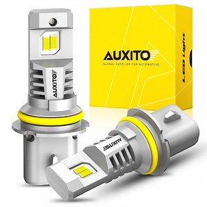 AUXITO 9007 LED Headlight Bulbs High Low Beam 30000 Lumens 6500K Cool White, 9007 headlamp bulb,Pack of 2
