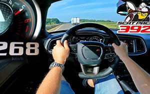 【4K第一视角】驾驶道奇 挑战者 392 美式暴力声浪_哔哩哔哩_bilibili