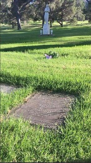 Grave of Country and Western Star Gene Autry- “Rudolph the Red Nose Reindeer”