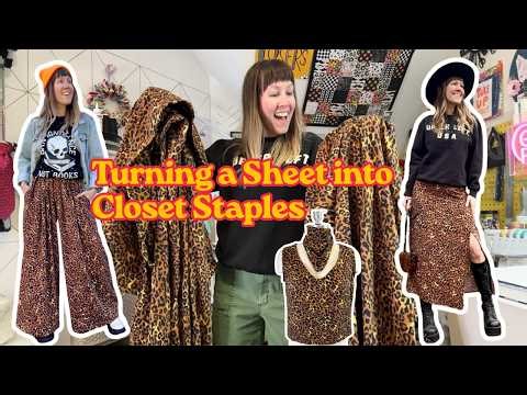 What I Upcycled This Week #upcycledfashion #upcycledsheet