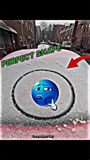 perfect circle shape challenge #shorts #trollface