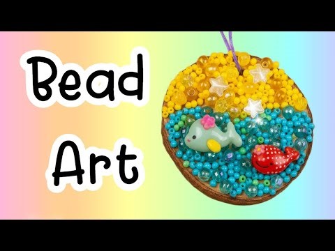 DIY Bead Art Ocean 🐚🐳 Make Your Own Mini Ocean World